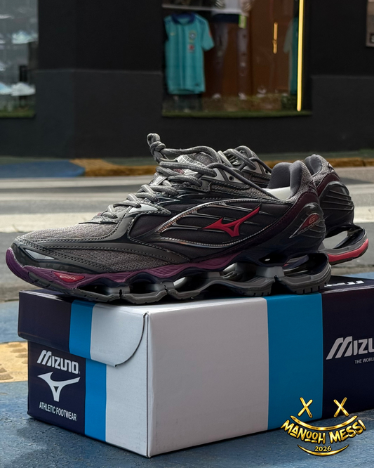 MIZUNO PRO 6 GRAY/PINK
